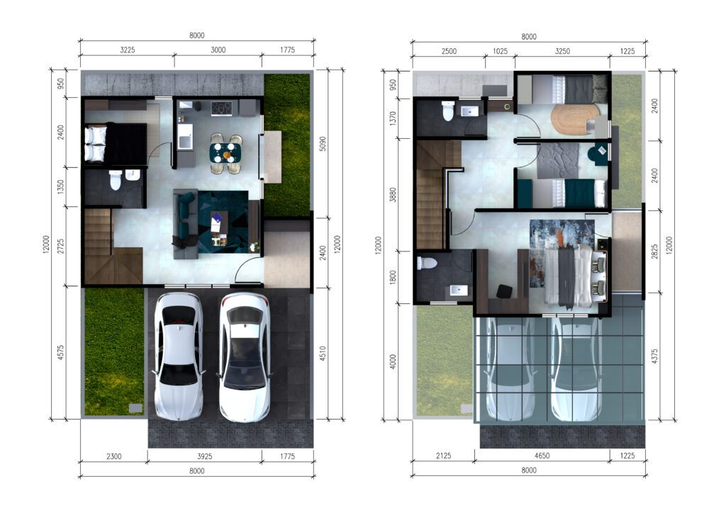 Denah Tipe Standar GRANDIA L 8 scaled
